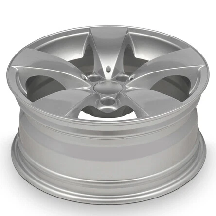 New Wheel For 2004-2007 BMW 530i 17 Inch Silver Alloy Rim - Image 3 of 4