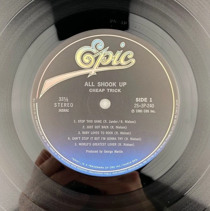 Cheap Trick All Shook Up Japan Import Classic Rock 80s vinyl record LP NM M- - Image 4 of 4