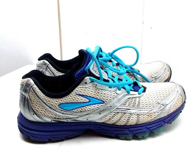 Brooks Launch Women White Synthetic Lace Athletic Running Sneakers Shoes 9.5M 41 eBay
