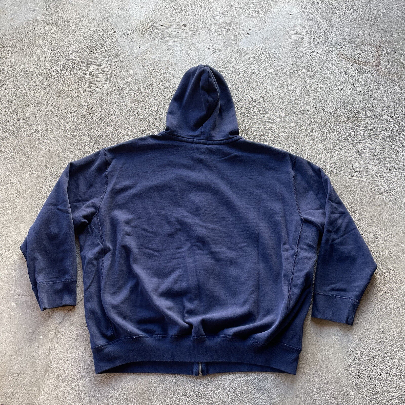 Polo Ralph Lauren felpa con cappuccio uomo 3XB blu zip maglione giacca pony preppy basic