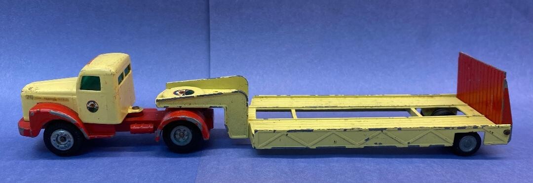 VINTAGE TEKNO SCANIA-VABIS 76 DIECAST HAULER FROM DENMARK #861 NICE ORG'L. PAINT