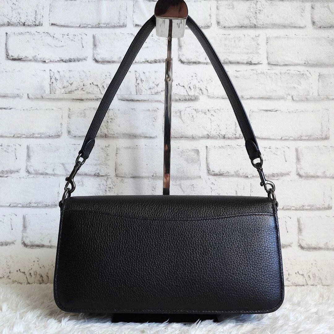 Borsa a tracolla Coach CE562 2 vie Morgan pelle nera donna prezzo premium