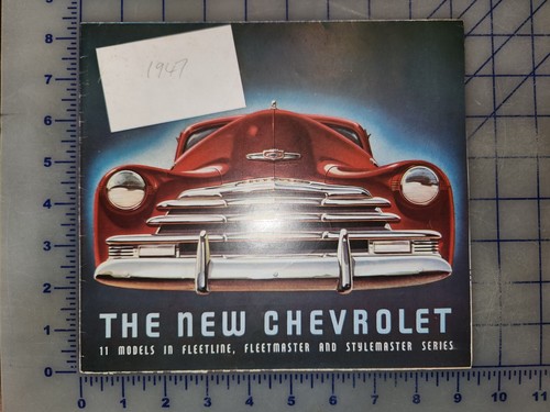 1947 Chevrolet Brochure Folder Original