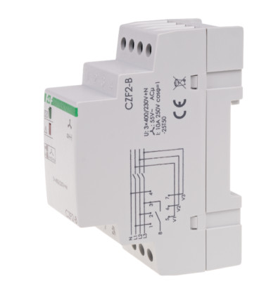 F&F CZF2-B Phasenwächter 3× 400 V+N Phasenüberwachungsrelais Schütz Elektromotor