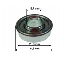 28.6mm x 12.7mm x 9.3mm Universal Lawnmower Bearing Wheel Bearing Ball Bearing