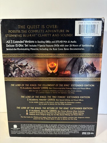 The Lord of The Rings / The is Hobbit Extended Editions Blu-ray/DVD Box Sets - Picture 2 of 24