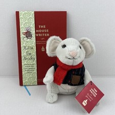 STARBUCKS Coffee HUXLEY The MOUSE WRITER Plush  Book Set Christmas 2010