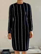 Calvin Klein Sweater Dress Metal Stud