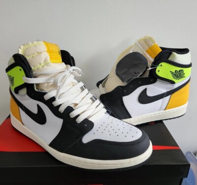 Jordan 1 Retro High OG 10 Volt Gold Black white yellow 3 1 11 6 VI Nike | eBay