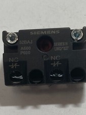 SIEMENS 52BAJ CONTACT BLOCK 1NC A600 P600 NNB