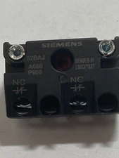 SIEMENS 52BAJ CONTACT BLOCK 1NC A600 P600 NNB
