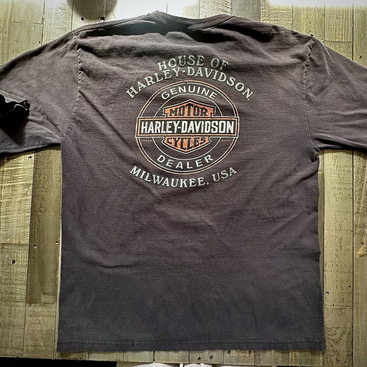 Vintage Harley Davidson Ls Shirt Forged Steel Flames Sleeves Vintage Harley Davidson Ls Shirt Forged Steel Flames Sleeves