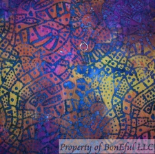 BonEFul Cotton Quilt Rainbow Color Bright Geometric Dot Texture Blend SALE SCRAP