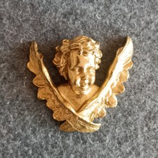 Européen Résine Doré Ange Statue Décor Tenture Mural Salle à Manger Rétro Cadeau