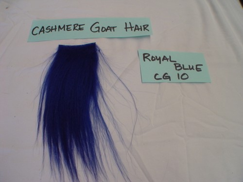 CASHMERE GOAT STREAMER HAIR (Custom Dyed) Streamer Haar Fliegenbinden FARBE WÄHLBAR - Bild 16 von 30