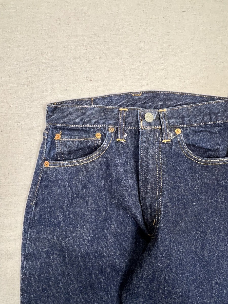 Vintage 60s Levis 502 XX Big E SS Red Line Selvage 25x26.5