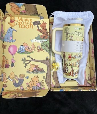 Winnie the Pooh Cup 40 oz Straw Carry Case And Straw Topper
