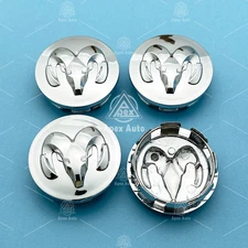4Pcs Chrome Wheel Center Caps For 2013-2019 Ram 1500 Hub Caps Covers 1LB72TRMAB