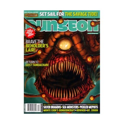 Paizo Dungeon Mag  #141 ''Return to Lost Tamoachan, Brave the B Mag SW (VG+/New)