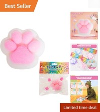 3.15-Inch Cat Paw Squishy Toy - Stress Relief  Portable Fun for All Ages