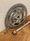 Vintage TA Professional Crank Set 170 mm 3 Arm France 52/44 — photo 8