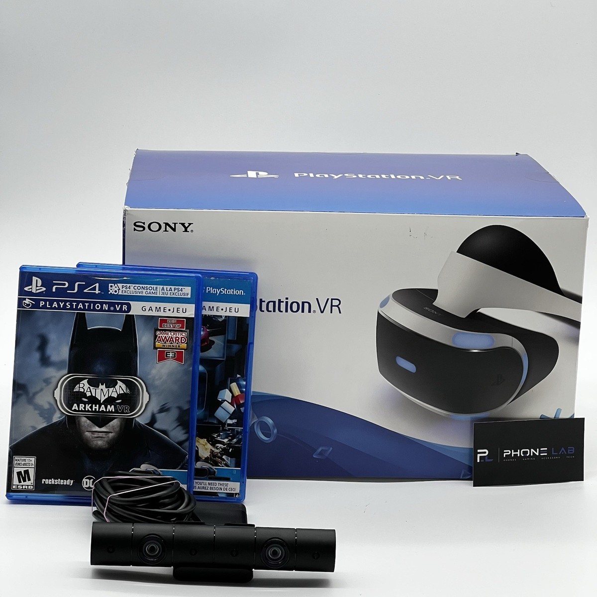 Sony PlayStation VR PSVR CUH-ZVR2 Complete Bundle Camera Games PS4