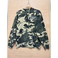 Factory Effex Kawasaki Racing Team Camo Hoodie Mens Medium Pullover Sweatshirt