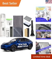 for Tesla Interior Cleaner Kit 9PCS, Foam Seat Cleaner Safe for Tesla Black ...