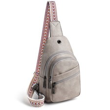 's Sling Bag Crossbody Bag Vegan Leather Fanny Pack Small Travel Purse Chest ...