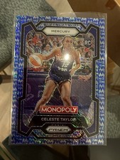 2023-2024 Prizm Monopoly WNBA Celeste Taylor Millionaire Blue Shimmer /10 SSP