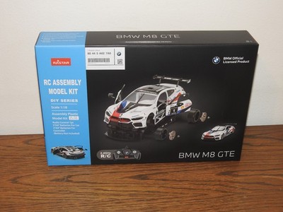 Jamara RC BMW M8 GTE 1:18 Weiß Bausatz RC DIY 2,4 GHz