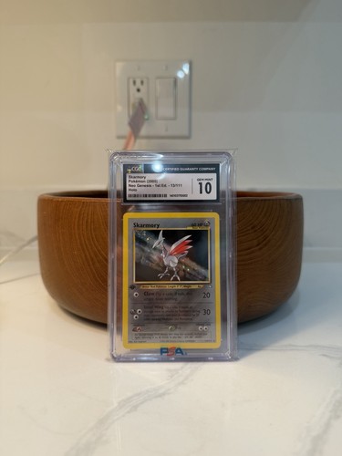 Skarmory (1st Edition) graded CGC 10 for sale on eBay