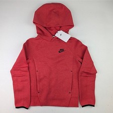 Nike Red Tech Fleece Hoodie - Youth XS