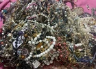 13lb Lot Broken Mismatched Costume Jewelry Parts Repair Crafts Necklace Bead