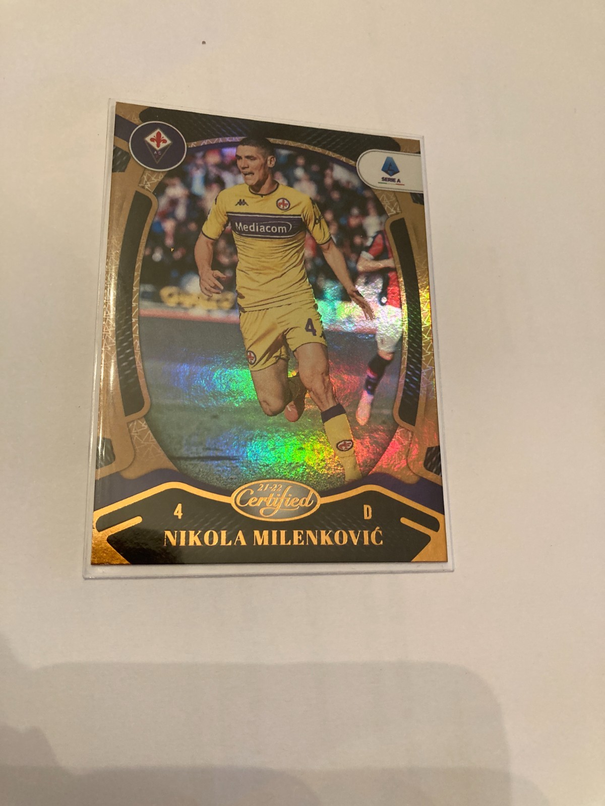 2021-22 panini chronicles serie a soccer#143 nikola milenkovic