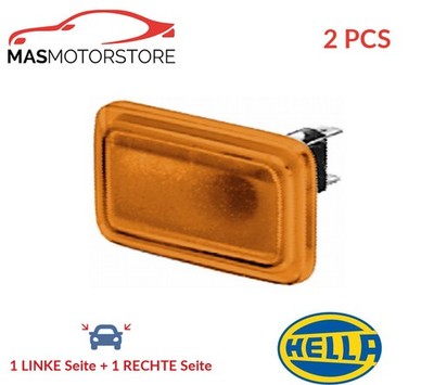 BLINKER BLINKLICHT BLINKLEUCHTE HELLA 2BM 003 647-021 2PCS I FÜR AUDI 100,80,A6