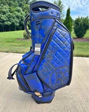 G/Fore Tour Staff Cart 6-Way Golf Bag w/ Cover Twilight Blue Camo GFORE NWT RARE