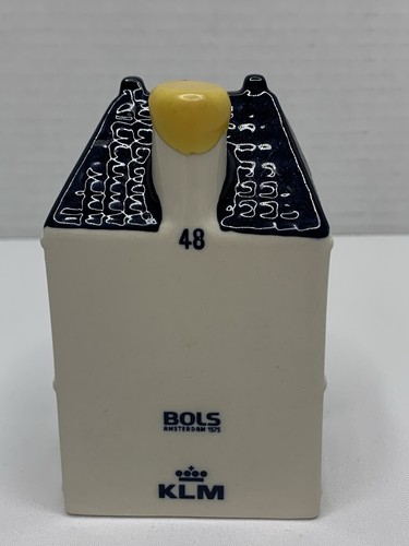 KLM 2007 Bols Delft Blue Miniature House Amsterdam Souvenir No.48 P107 - Picture 3 of 7