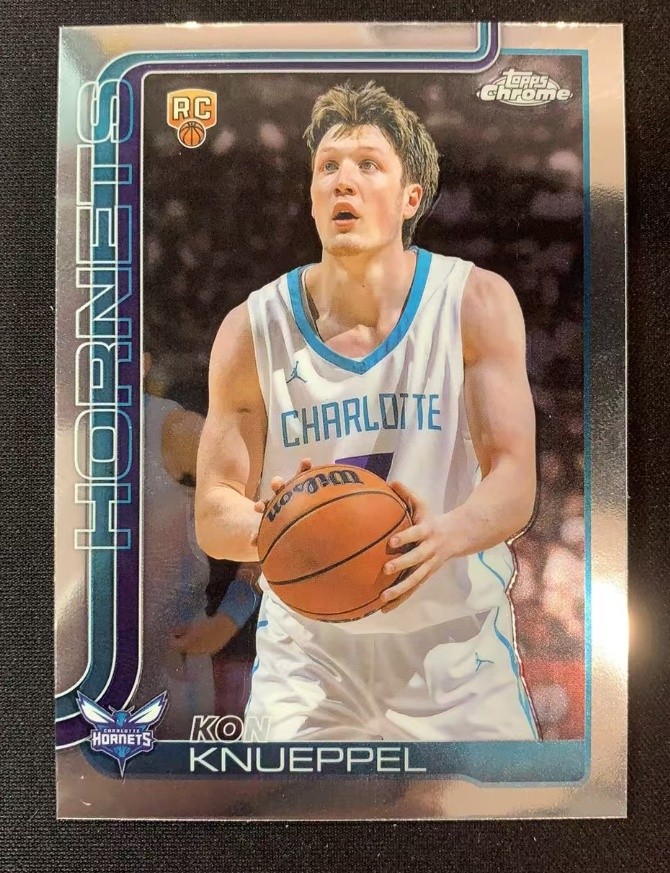 Kon Knueppel 2025-26 Topps Chrome Basketball Base RC #254 -1