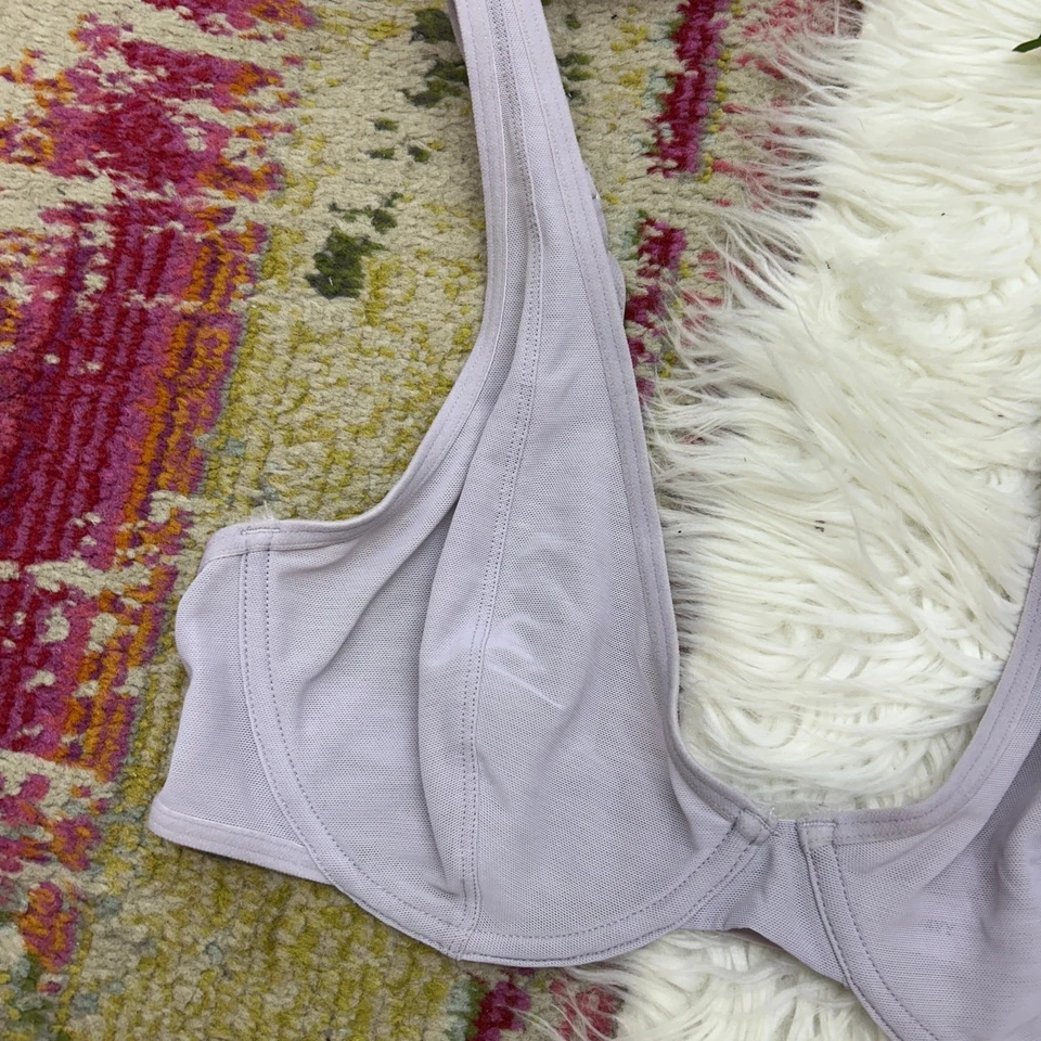NEW Old Navy Lilac Purple Cute Sexy Sheer Mesh Bra 36B - Image 3 of 4