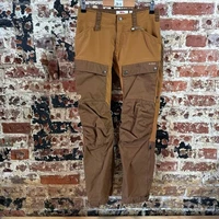 Fjallraven Keb Trousers Women 27-28 Short Brown G-1000 Hiking Pants 89898S