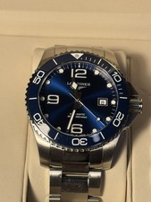 Longines Hydroconquest Blue 43mm Stainless Steel Automatic Watch L3.782.4.96.6