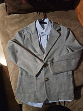 Wonder Nation Boys Size 8 Suit Jacket  Short Sleeve Shirt