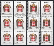 Série de timbres neufs**  de MONACO.  Taxes. T.T.B.