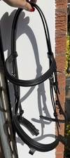 Mark Todd Square Raised Flash Bridle Black Cob