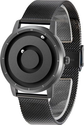 Unisex Magnetic Bead Watch with Unique Pointer and Stainless Steel Strap