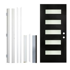 White Vinyl Fiberglass Entry Door Frame 36x80...
