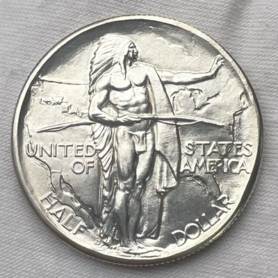 #ad 1937 D Oregon Trail Commemorative 50C Half Dollar Uncirculated $99.80