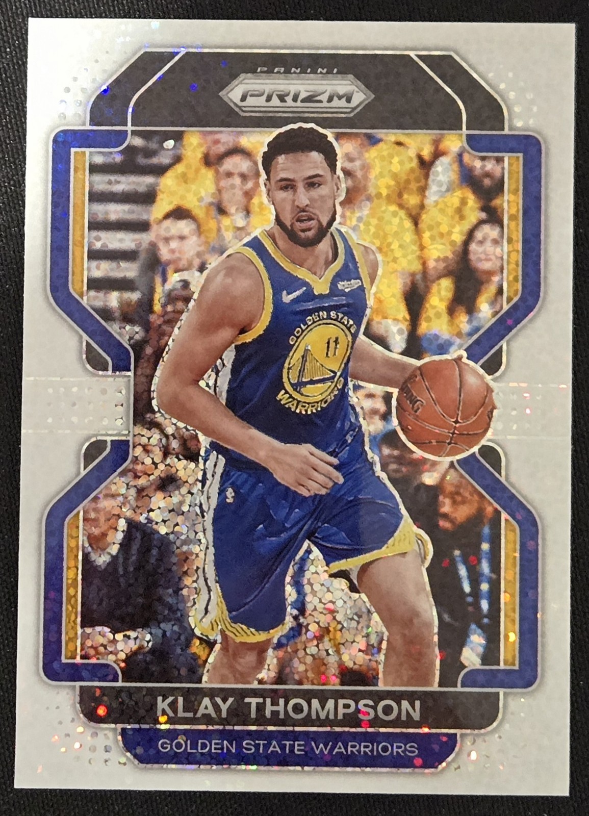 Klay Thompson 2021-22 Panini Prizm White Sparkle #92 Warriors