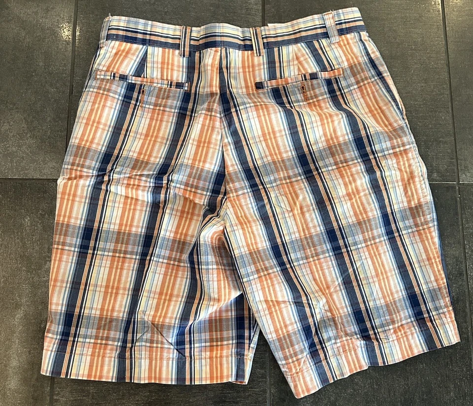 Cutter & Buck Golf Shorts Men’s 100% Cotton Multicolor Plaid Size 34 - Image 3 of 3